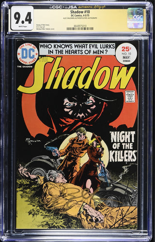 Shadow #10 (4-5/75) signed by Alec Baldwin Graded CGC 9.4
