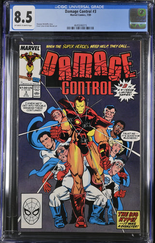 Damage Control #3 (7/89) Graded CGC 8.5