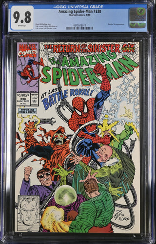 Amazing Spider-Man #338 (9/90) Graded CGC 9.8