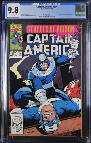 Captain America #374 (8/90) Graded CGC 9.8