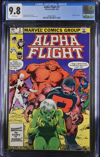 Alpha Flight #2 (9/83) Graded CGC 9.8