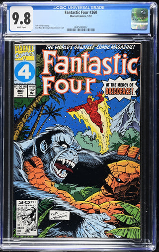 Fantastic Four #360 (1/92) Graded CGC 9.8