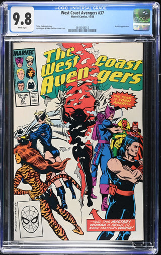 West Coast Avengers #37 (10/88) Graded CGC 9.8