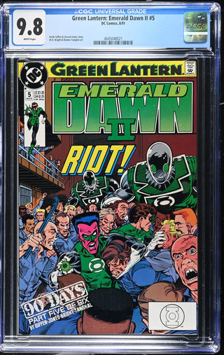 Green Lantern: Emerald Dawn II #5 (8/91) Graded CGC 9.8