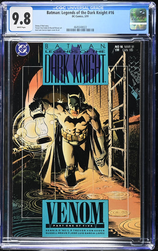 Batman: Legends of the Dark Knight #16 (3/91) Graded CGC 9.8