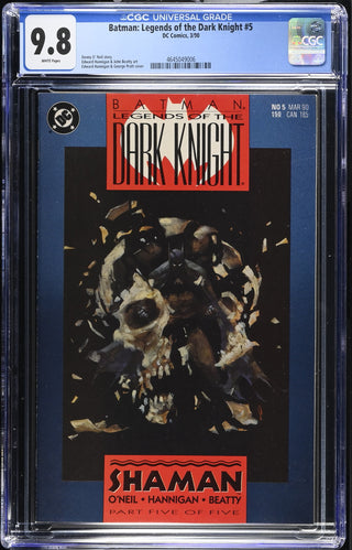 Batman: Legends of the Dark Knight #5 (3/90) Graded CGC 9.8