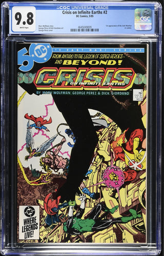 Crisis on Infinite Earths #2 (5/85) Graded CGC 9.8