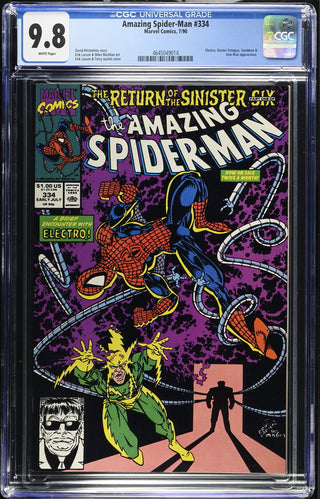 Amazing Spider-Man #334 (7/90) Graded CGC 9.8
