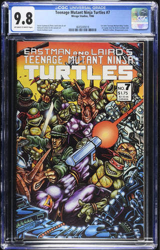 Teenage Mutant Ninja Turtles #7 (1986) Graded CGC 9.8