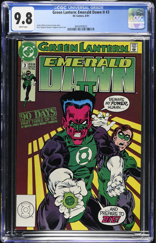 Green Lantern: Emerald Dawn II #3 (6/91) Graded CGC 9.8