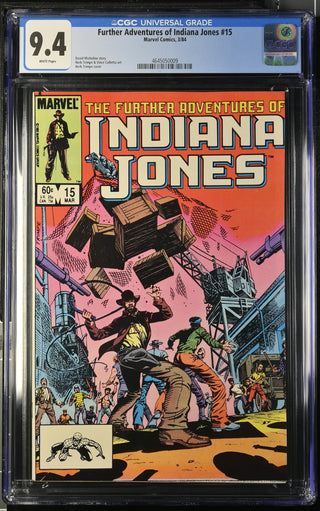 Further Adventures of Indiana Jones #15 (3/84) Graded CGC 9.4
