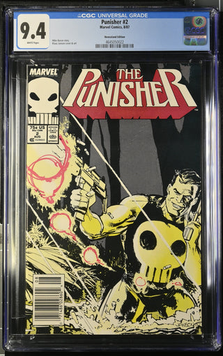 Punisher #2 (8/87) Graded CGC 9.4 Newsstand Edition