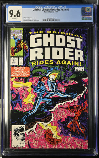 Original Ghost Rider Rides Again #5 (11/91) Graded CGC 9.6