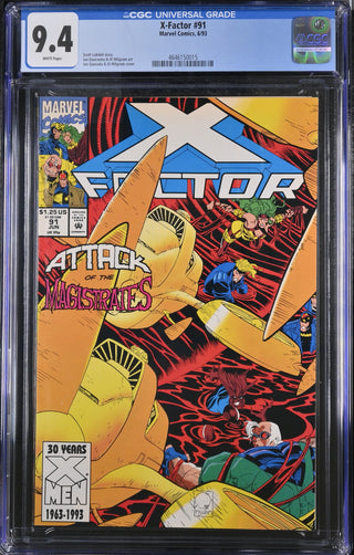 X-Factor #91 (6/93) Graded CGC 9.4