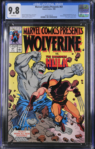 Marvel Comics Presents #61 (1990) Graded CGC 9.8