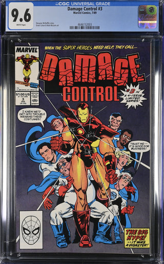 Damage Control #3 (7/89) Graded CGC 9.6