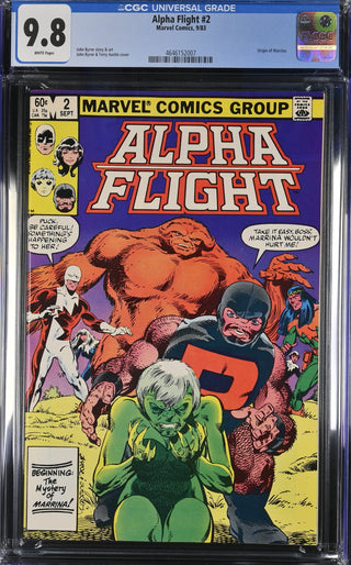 Alpha Flight #2 (9/83) Graded CGC 9.8
