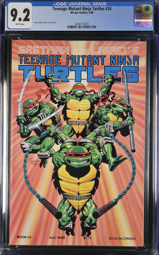 Teenage Mutant Ninja Turtles #24 (8/89) Graded CGC 9.2