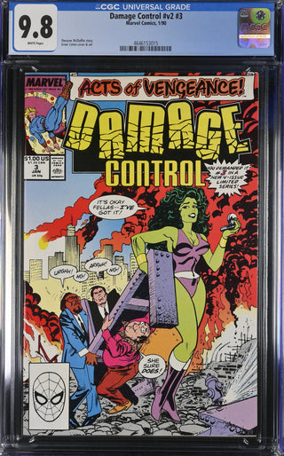 Damage Control #v2 #3 (1/90) Graded CGC 9.8