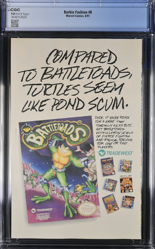 Barbie Fashion #8 (8/91) Graded CGC 9.8