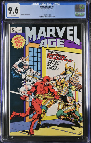 Marvel Age #5 (8/83) Graded CGC 9.6