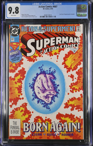 Action Comics #687 (6/93) Graded CGC 9.8