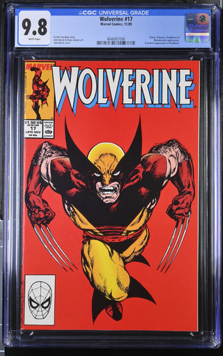 Wolverine #17 (11/89) Graded CGC 9.8