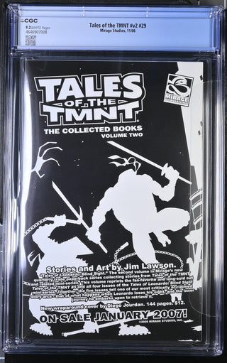 Tales of the TMNT #v2 #29 (11/06) Graded CGC 9.2