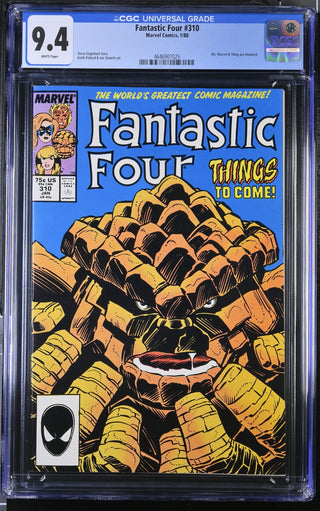Fantastic Four #310 (1/88) Graded CGC 9.4