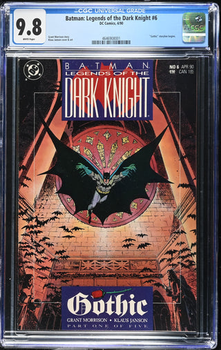 Batman: Legends of the Dark Knight #6 (4/90) Graded CGC 9.8