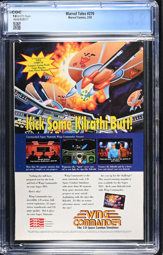 Marvel Tales #270 (2/93) Graded CGC 9.8