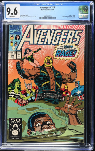 Avengers #328 (1/91) Graded CGC 9.6