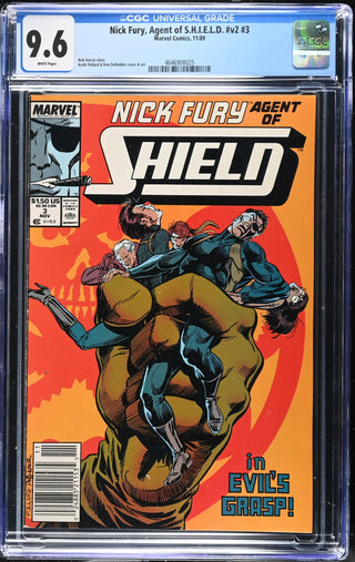 Nick Fury, Agent of S.H.I.E.L.D. #v2 #3 (11/89) Graded CGC 9.6