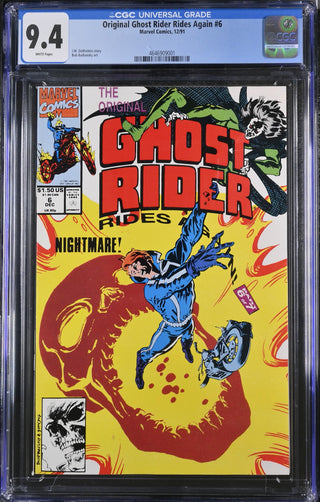 Original Ghost Rider Rides Again #6 (12/91) Graded CGC 9.4