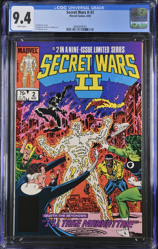 Secret Wars II #2 (8/85) Graded CGC 9.4