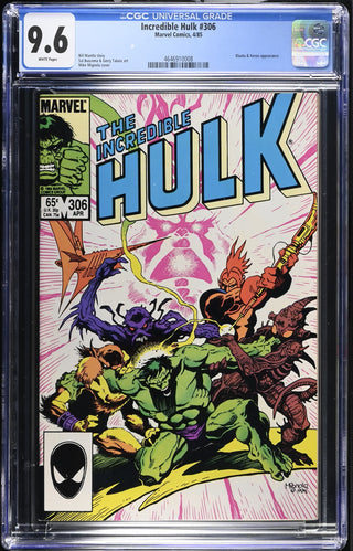 Incredible Hulk #306 (4/85) Graded CGC 9.6