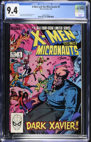 X-Men and the Micronauts #4 (4/84) Graded CGC 9.4