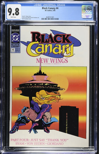 Black Canary #4 (2/92) Graded CGC 9.8