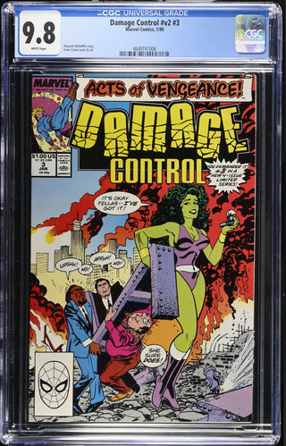 Damage Control #v2 #3 (1/90) Graded CGC 9.8