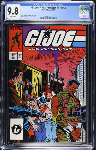 G.I. Joe, A Real American Hero #62 (8/87) Graded CGC 9.8