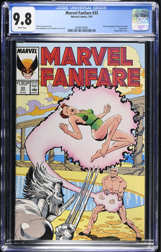 Marvel Fanfare #33 (7/87) Graded CGC 9.8