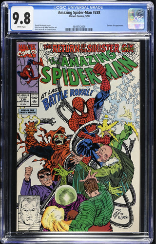 Amazing Spider-Man #338 (9/90) Graded CGC 9.8