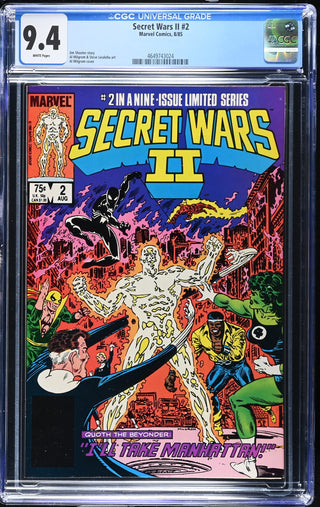 Secret Wars II #2 (8/85) Graded CGC 9.4