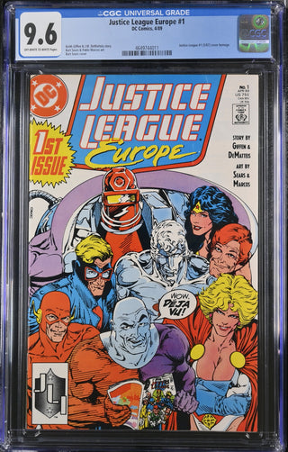 Justice League Europe #1 (4/89) Graded CGC 9.6