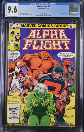 Alpha Flight #2 (9/83) Graded CGC 9.6