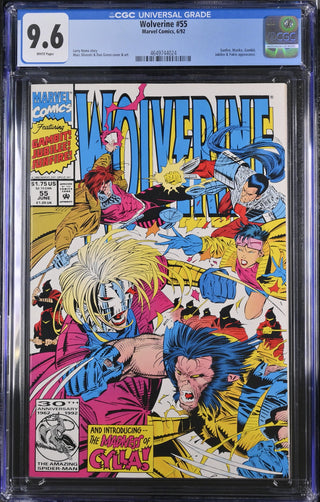 Wolverine #55 (6/92) Graded CGC 9.6