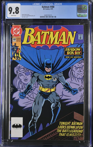 Batman #468 (9/91) Graded CGC 9.8