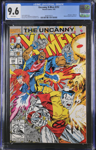 Uncanny X-Men #292 (9/92) Graded CGC 9.6