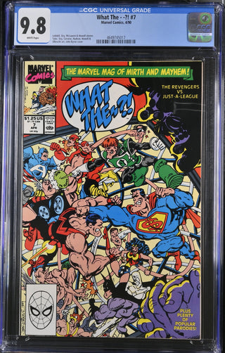 What The - -?! #7 (4/90) Graded CGC 9.8