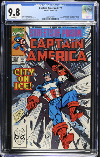 Captain America #372 (7/90) Graded CGC 9.8